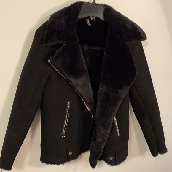H&M | Suede Black Jacket - Picture 2 of 11